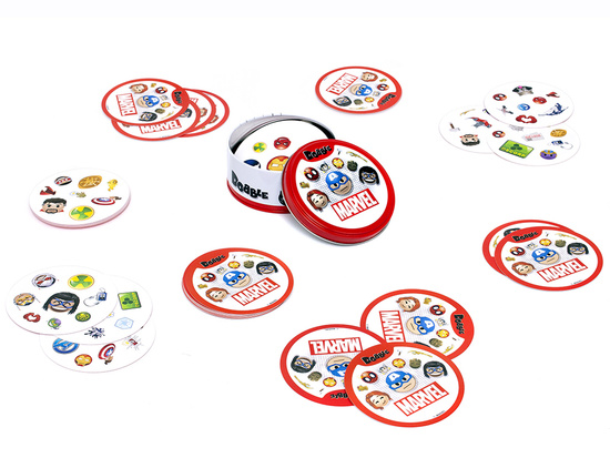 Rebel Karciana gra Dobble Marvel Emoji - okrągłe karty do gry GR0773 
