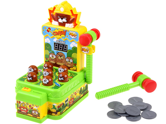 Arcade game "Hit the moles with a hammer" - light and sound ZA5954