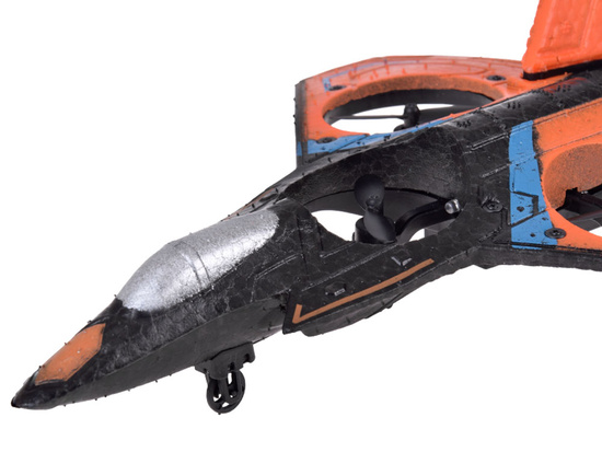 Remote controlled Quadcopter drone - flying vehicle + colored diodes RC0701