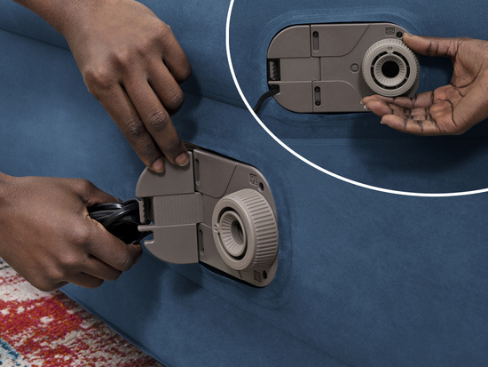 Bestway Samopompujący materac kempingowy 2-os. 300kg QUEEN 203x152cm 6712Y