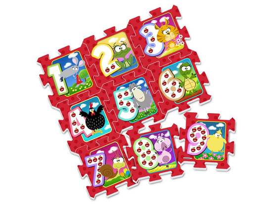 Foam puzzle mat Animals Numbers ZA3147