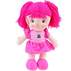 Zuzia rag doll 33cm in a pink dress ZA3853