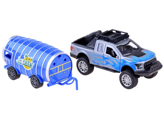 Pickup car set trailer-barrel ZA3583