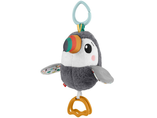 Fisher-Price Toucan Flapping Wings Rattle Pendant ZA6034