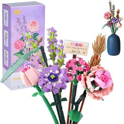 Creative Building Blocks Bouquet of Colorful Flowers 547 pcs ZA5347