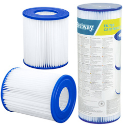 Bestway Filtr typ II wkład do pompy 2 szt 58094
