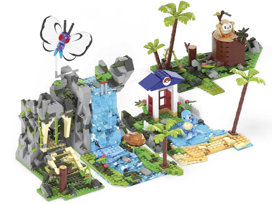 Mattel MEGA Pokémon set 1362 pieces + 4 Pokemon figures ZA6035