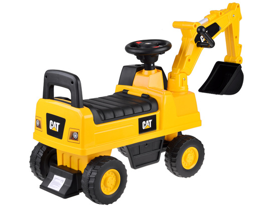 CAT excavator with movable bucket, storage compartment, horn ZA4898