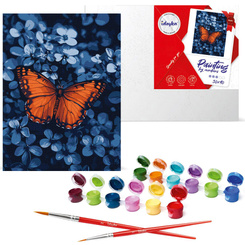 Painting by numbers 30x40cm KHO6733 Light in the darkness butterfly AP0072