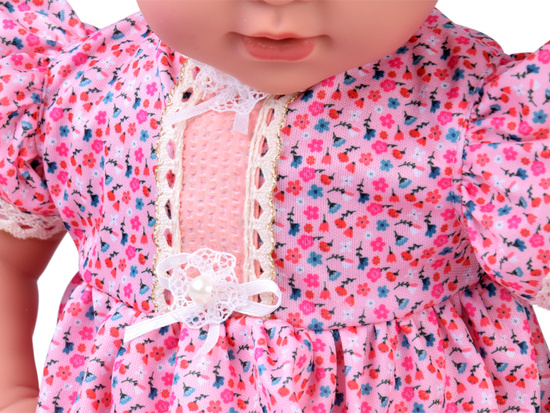 Interactive BOBAS doll 46cm - in a lilac dress + accessories ZA5834