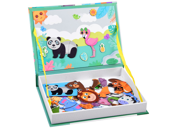 Magnetic puzzle book ANIMALS ZOO ZA3768