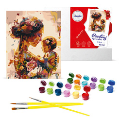 Painting by numbers on frame KHO8554 Blooming Femininity 40x50 cm AP0119