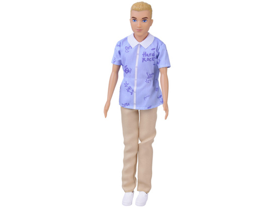 Anlily Doll boy BLOND Paulo in shirt and light trousers ZA6006 A