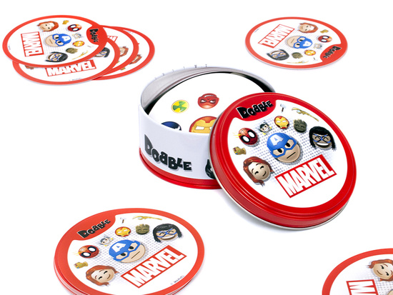 Rebel Karciana gra Dobble Marvel Emoji - okrągłe karty do gry GR0773 