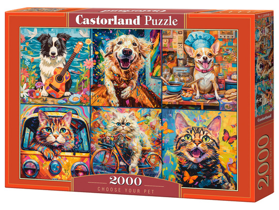 Puzzle 2000 elementów Choose Your Pet 