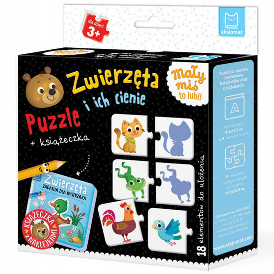Aksjomat Zwierzęta i ich cienie. Mały miś to lubi! KS0834