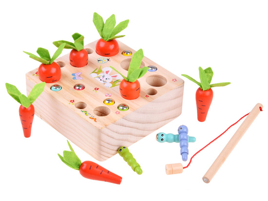 Wooden game match CARROTS AND WORKERS ZA3818