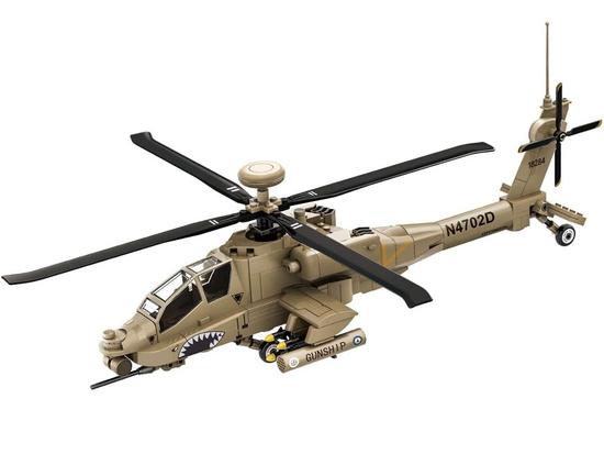 Technical Building Blocks Combat Helicopter AH-64 Helicopter Blocks 259 pcs ZA5676