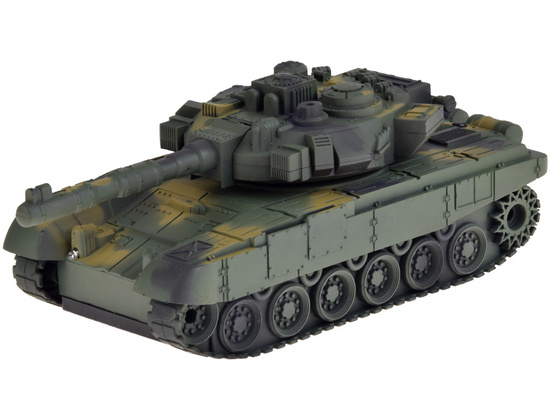 RC Tank with Remote Control, Rotating Turret, Lights, Realistic Sounds RC0728