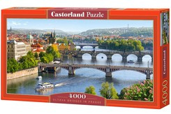 Puzzle 4000 pcs. Vltava Bridges in Prague
