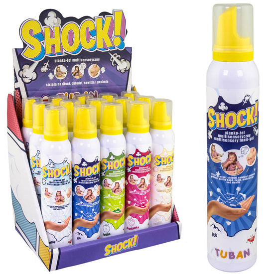 TUBAN SHOCK Effervescent hand foam gel 200ml ZA3737