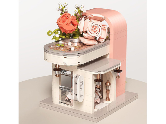 Romantic wedding hall with a showcase + flowers and a dress 1047-piece ZA5739