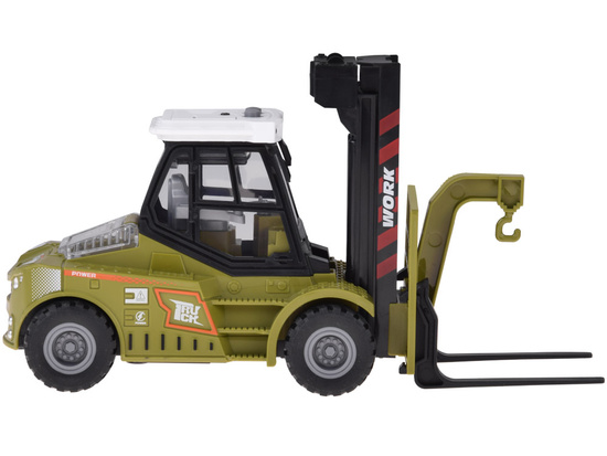 FORKLIFT with moving forks + light and sound effects ZA5978