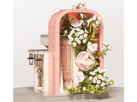 Romantic wedding hall with a showcase + flowers and a dress 1047-piece ZA5739