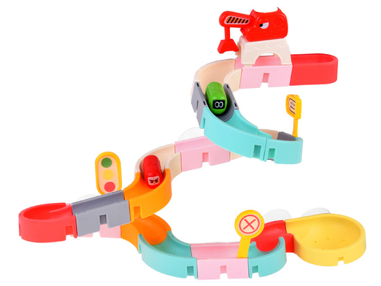 Bath toy slide track for water cars 37pcs ZA5926