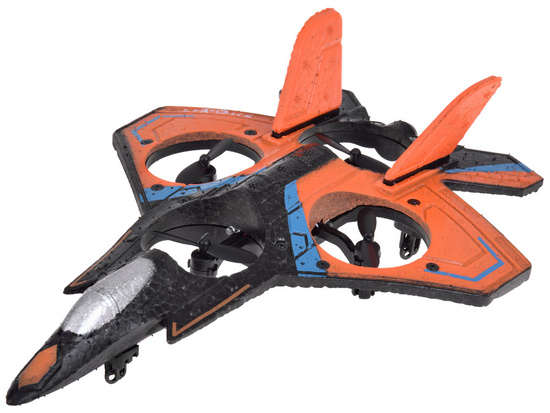 Remote controlled Quadcopter drone - flying vehicle + colored diodes RC0701