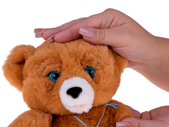 Interactive teddy bear laughs, cries, closes eyes, take care of the teddy bear ZA5773