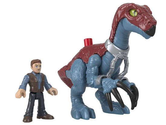 Jurassic World set Imaginext figurines Therizinosaurus + Owen ZA5096