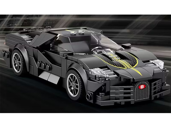 Technical blocks Sports car BLACK LUXURY hypercar 298-pcs ZA5785