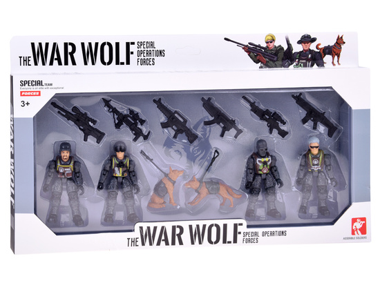 Large set of figures, soldiers, rifles, 12 pieces, soldiers ZA5887