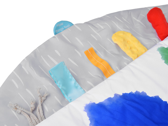 Large Educational Play Mat for Babies with Contrast Cards and Toys ZA5911