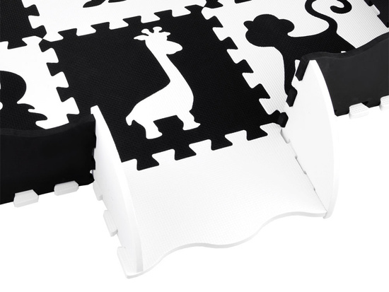 Foam puzzle - contrasting mat for babies ANIMALS ZA4783