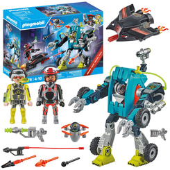 Playmobil 96-piece 71578 Robot vs. Glider ZA5993