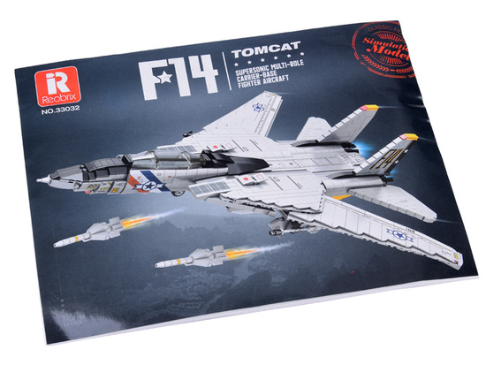 Klocki techniczne F-14 Tomcat 1600 elementów amerykański myśliwiec  ZA5301