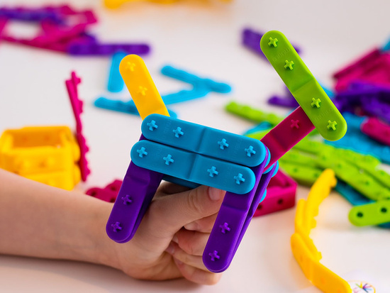 Mublo blocks, colorful bendable sticks, 100 elements, 50505 ZA4989