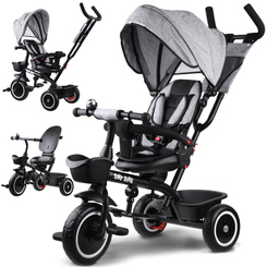 Children's three-wheeled bicycle Tiny Bike 3in1 with a roof ROTATABLE SP0650