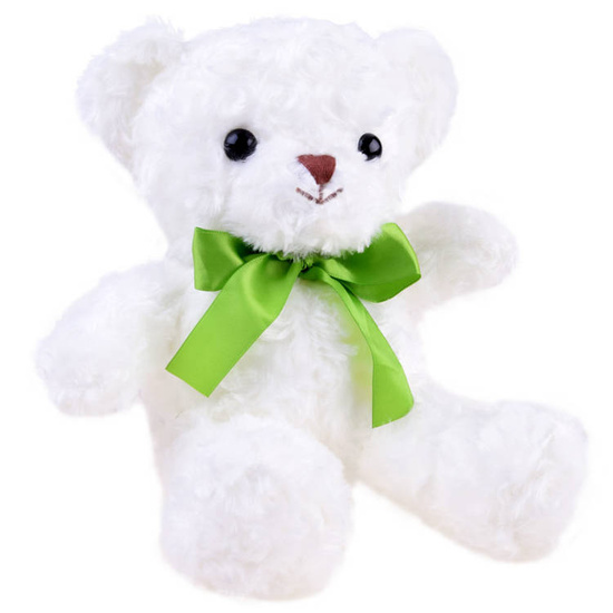 Plush White Teddy Bear Soft Toy 30cm ZA4455