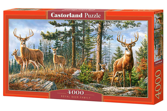 Puzzle 4000 el. Royal Deer Family