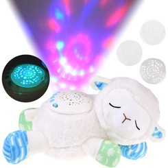Projector lamp mascot SHEEP plush toy stars lullabies noise ZA4797