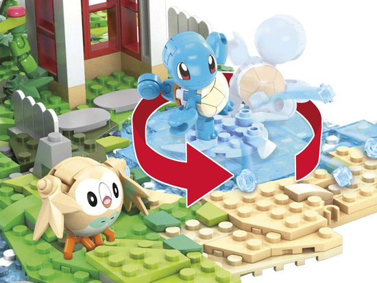 Mattel MEGA Pokémon set 1362 pieces + 4 Pokemon figures ZA6035