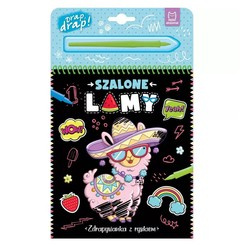 Crazy Llamas. Scratch Card with Stylus KS0979