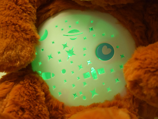 Teddy bear star projector with lullabies and sleep lamp ZA5713