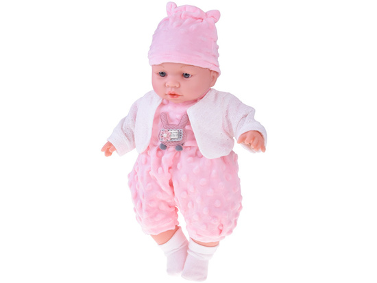 Interactive soft baby doll babbles and laughs 40 cm ZA5836