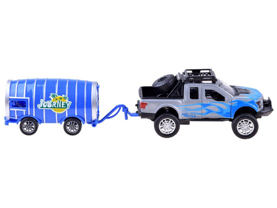 Pickup car set trailer-barrel ZA3583