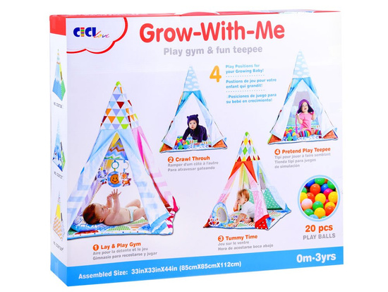 Educational Tent Mat wigwam music box ZA3224