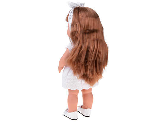 Adorable Doll Jaśminka with Long Hair 38cm in an Elegant Outfit ZA5876